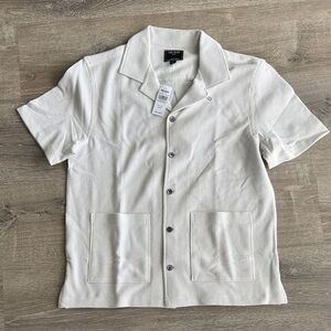 Todd Snyder seersucker guayabera shirt